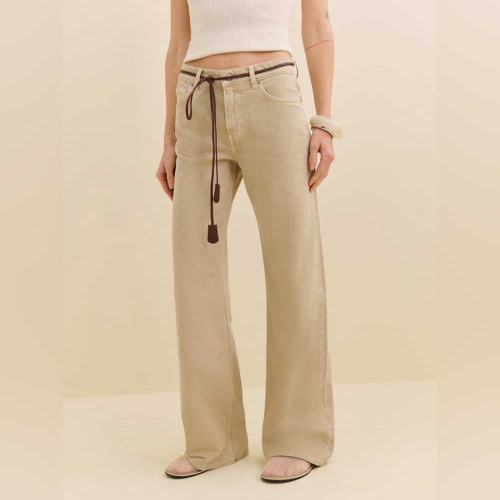 Reformation Low Rise Slouchy Wide Leg Jeans